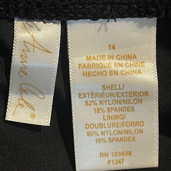 Anne Cole bathing suit black strapless - Picture 4 of 7